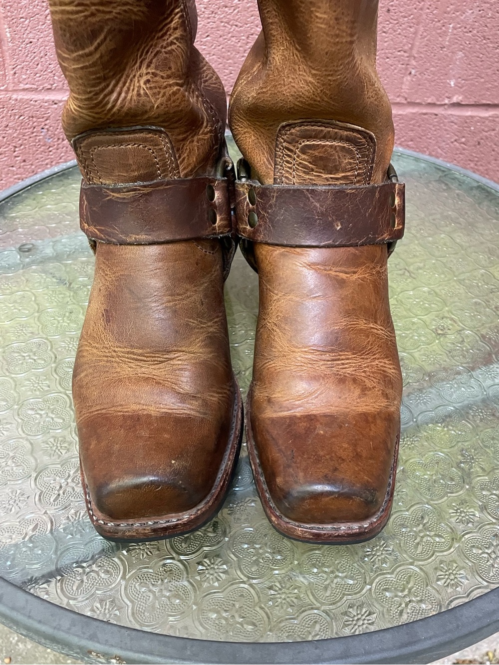 Frye 12R Vintage Harness Boots Size 7.5 - Picture 7 of 15